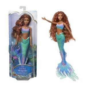 New Disney The Little Mermaid Movie Ariel Fashion Doll Mattel